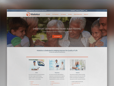 vitalistics-marketing-website